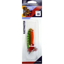 Блешня для риби, коливна, ZEOX Kastmaster, вага 18г, колір Tiger